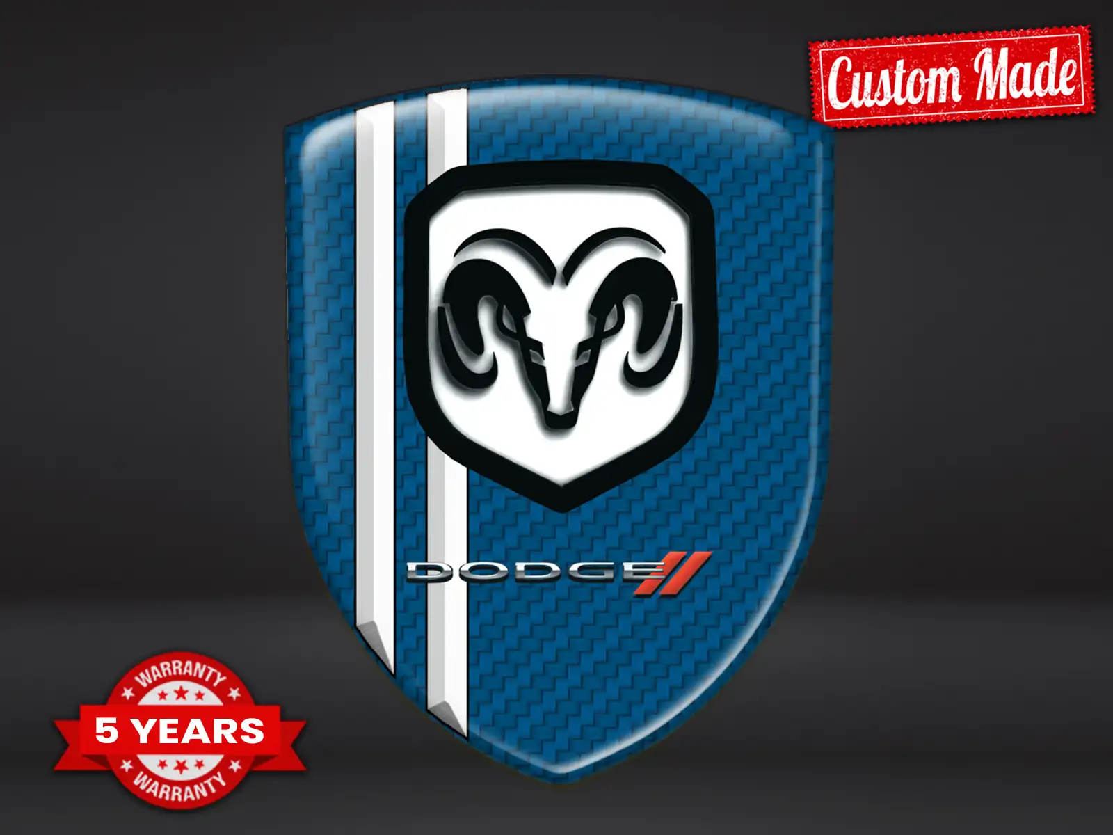 Dodge Logos Entreprise Auto Résistants Pro Qualité